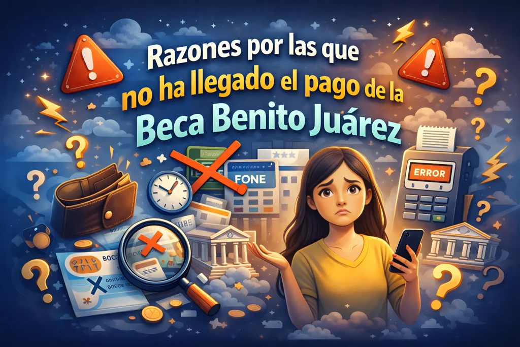 Razones por las que no ha llegado el pago de la Beca Benito Juárez