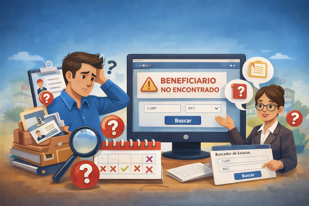 Qué hacer si no apareces como beneficiario