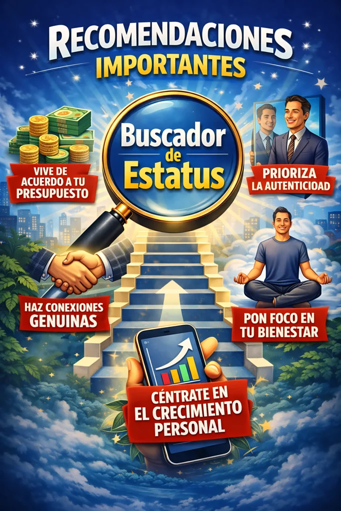 Recomendaciones importantes