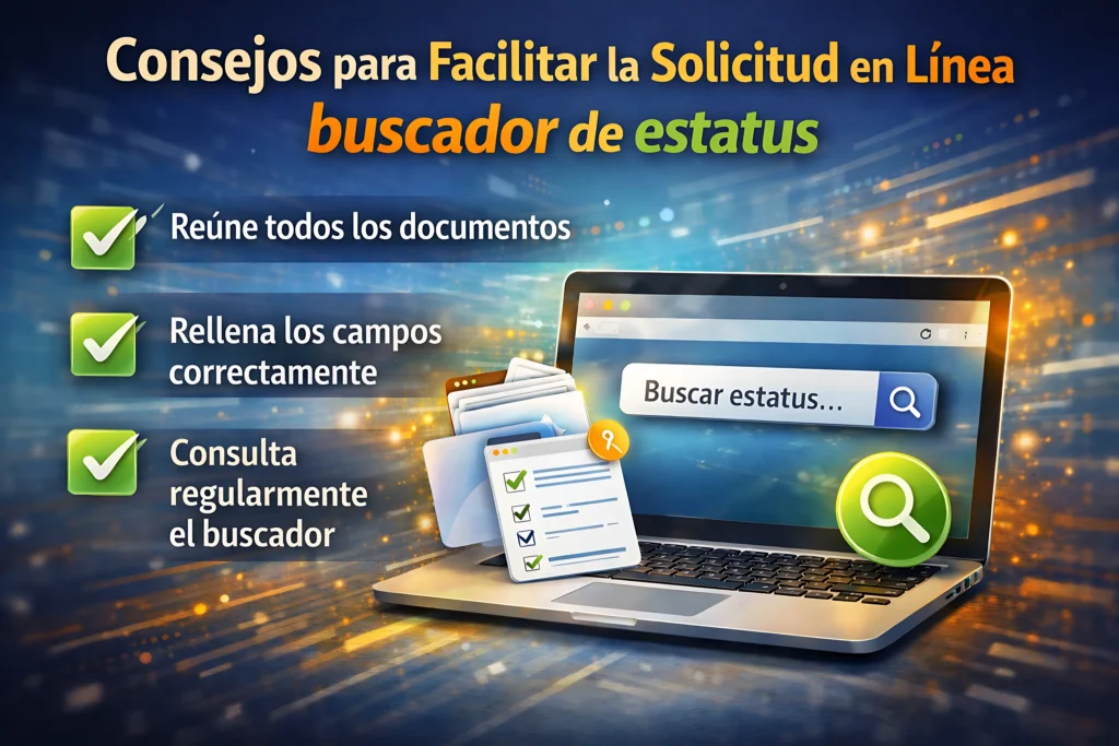 Consejos para Facilitar la Solicitud en Línea