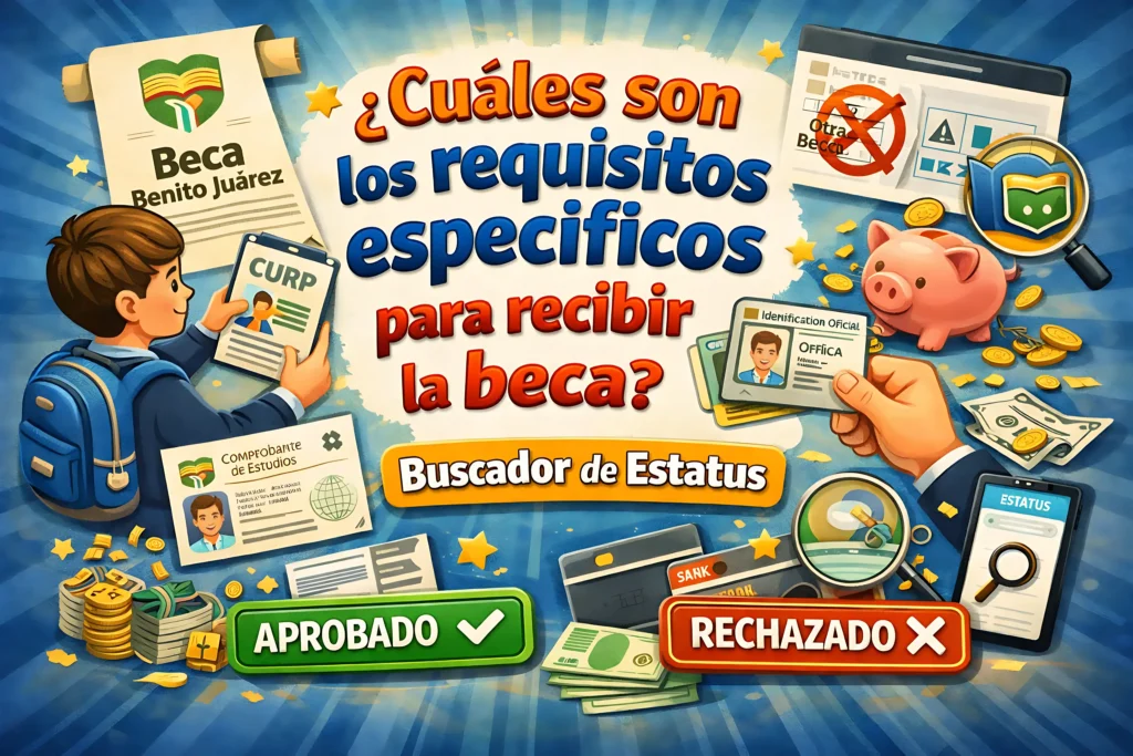 ¿Cuáles son los requisitos específicos para recibir la beca?