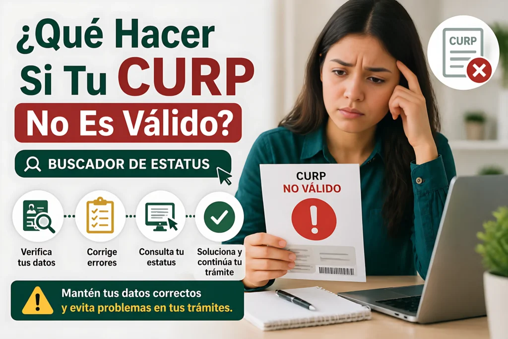 ¿Qué Hacer Si Tu CURP No Es Válido?