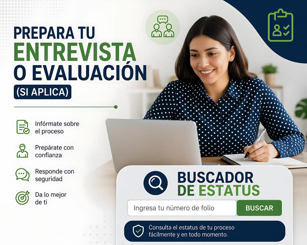 Prepara tu Entrevista o Evaluación (Si Aplica)