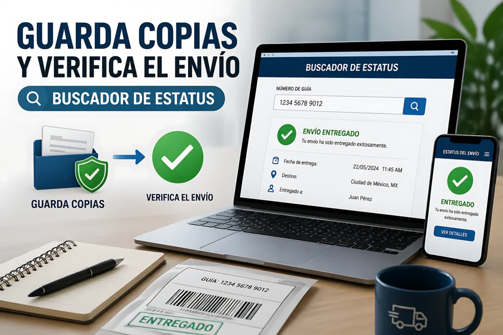 Guarda Copias y Verifica el Envío