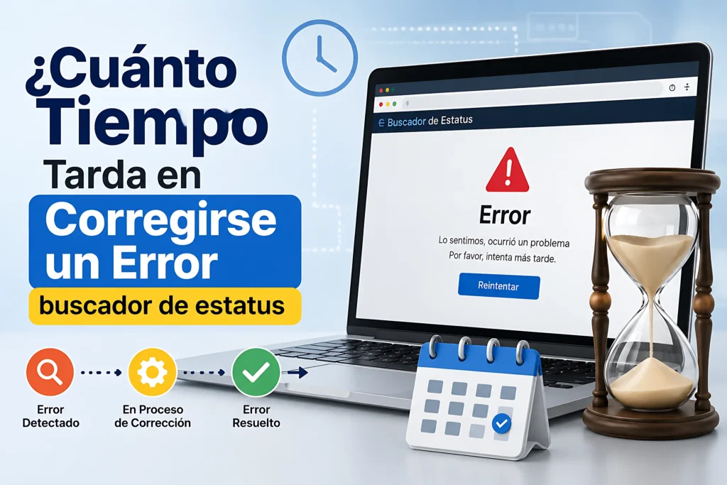 Cuánto Tiempo Tarda en Corregirse un Error