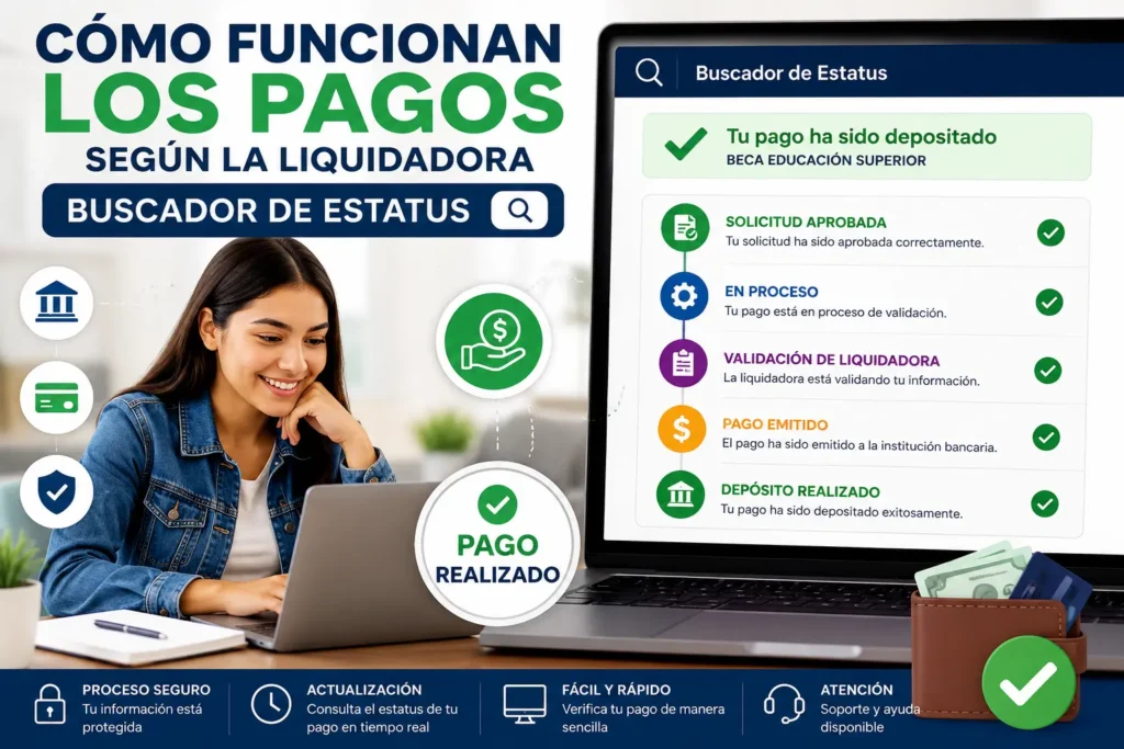 Cómo funcionan los pagos según la liquidadora