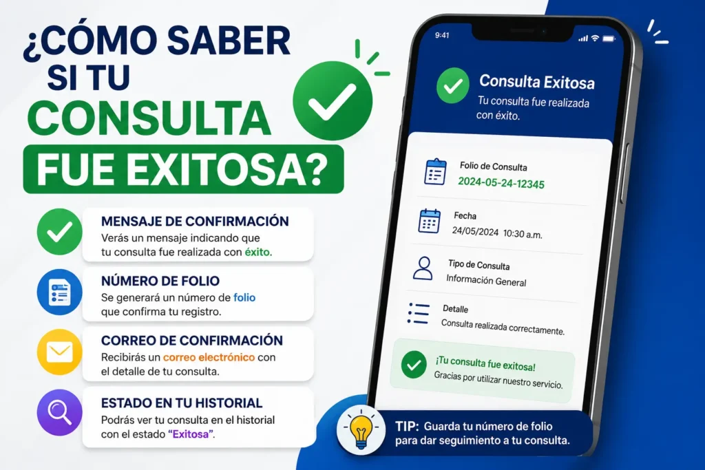 Cómo Saber si Tu Consulta Fue Exitosa