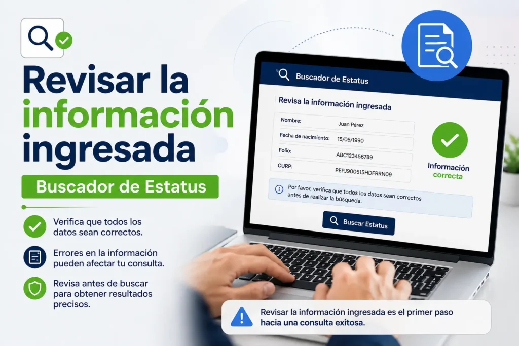 Revisar la información ingresada