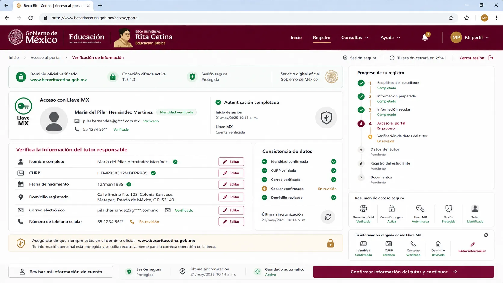 Accede al portal oficial de la Beca Rita Cetina
