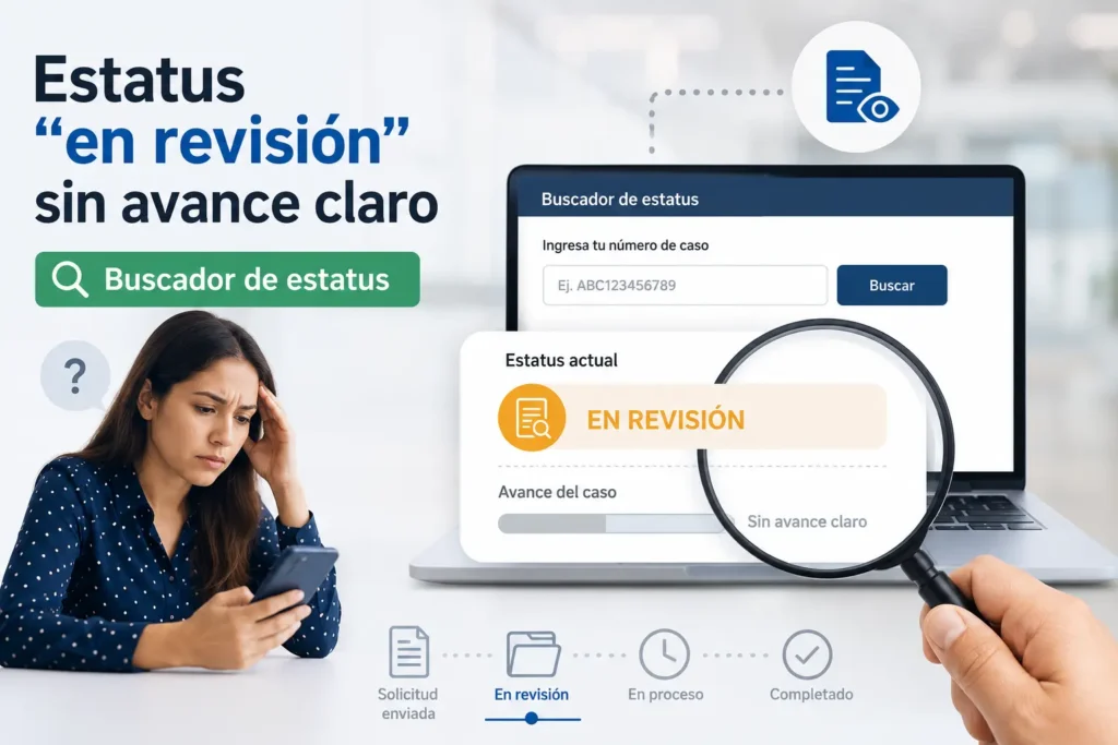 Estatus “en revisión” sin avance claro